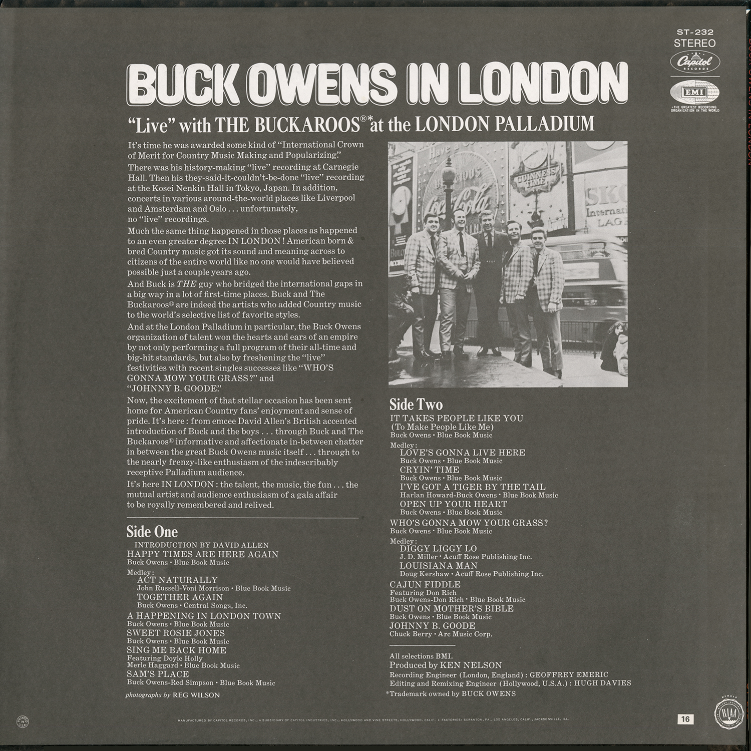 Buck Owens - Close-Up Vintage Vinyl.