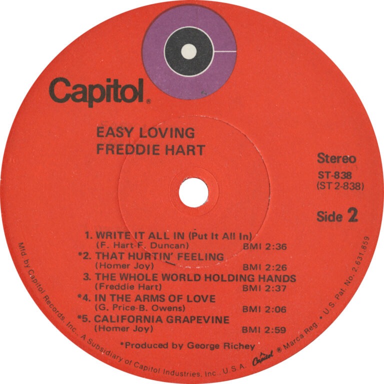 Freddie Hart — Easy Loving [Vintage Vinyl] – Omnivore Recordings