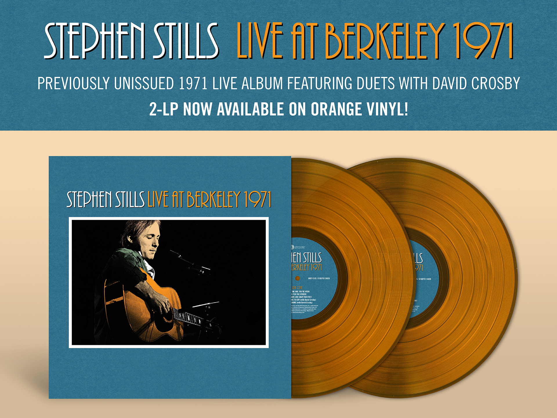 Stephen Stills - Orange Vinyl Home Page