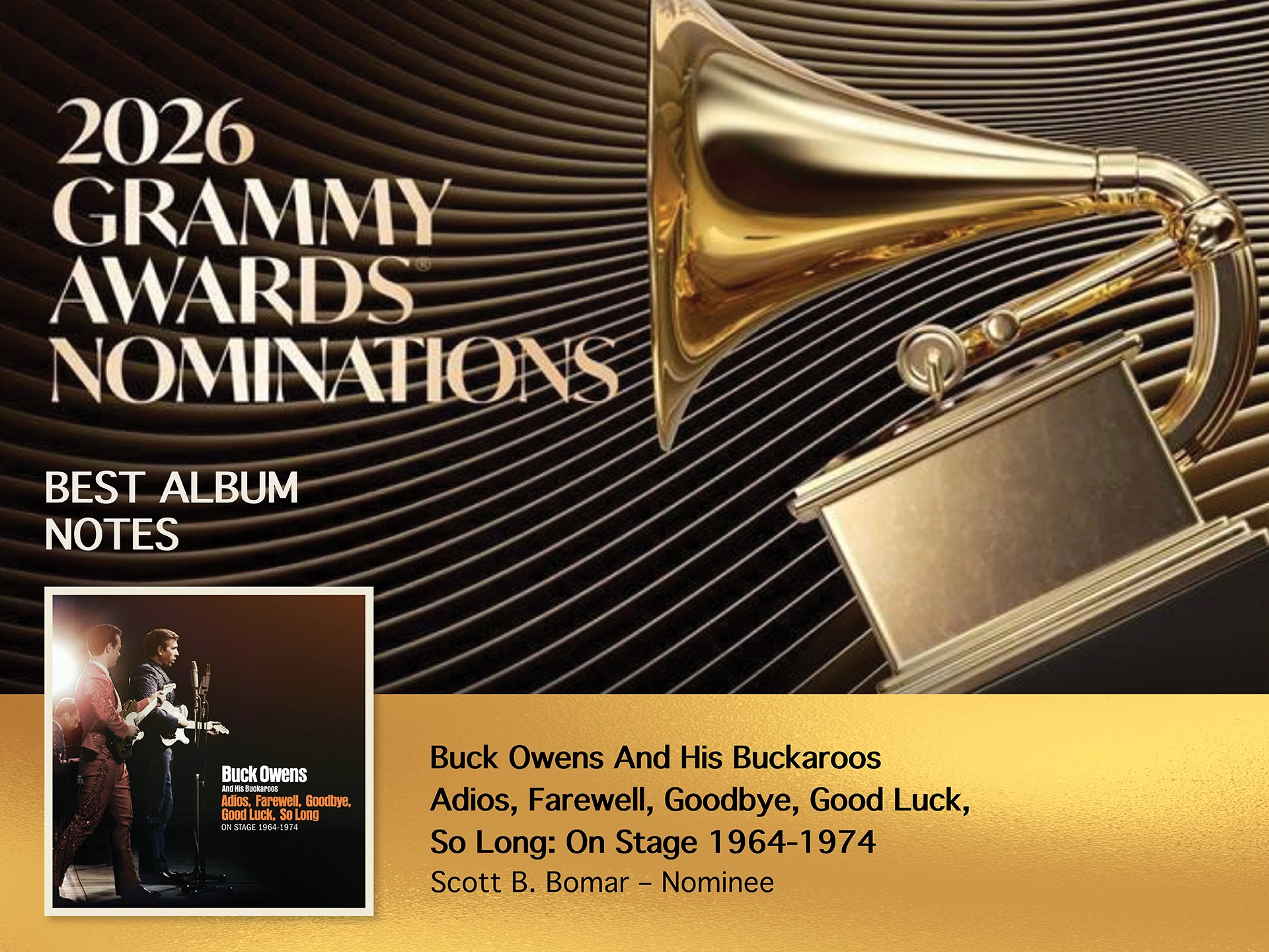 2026 Grammy Nomination – Buck Owens
