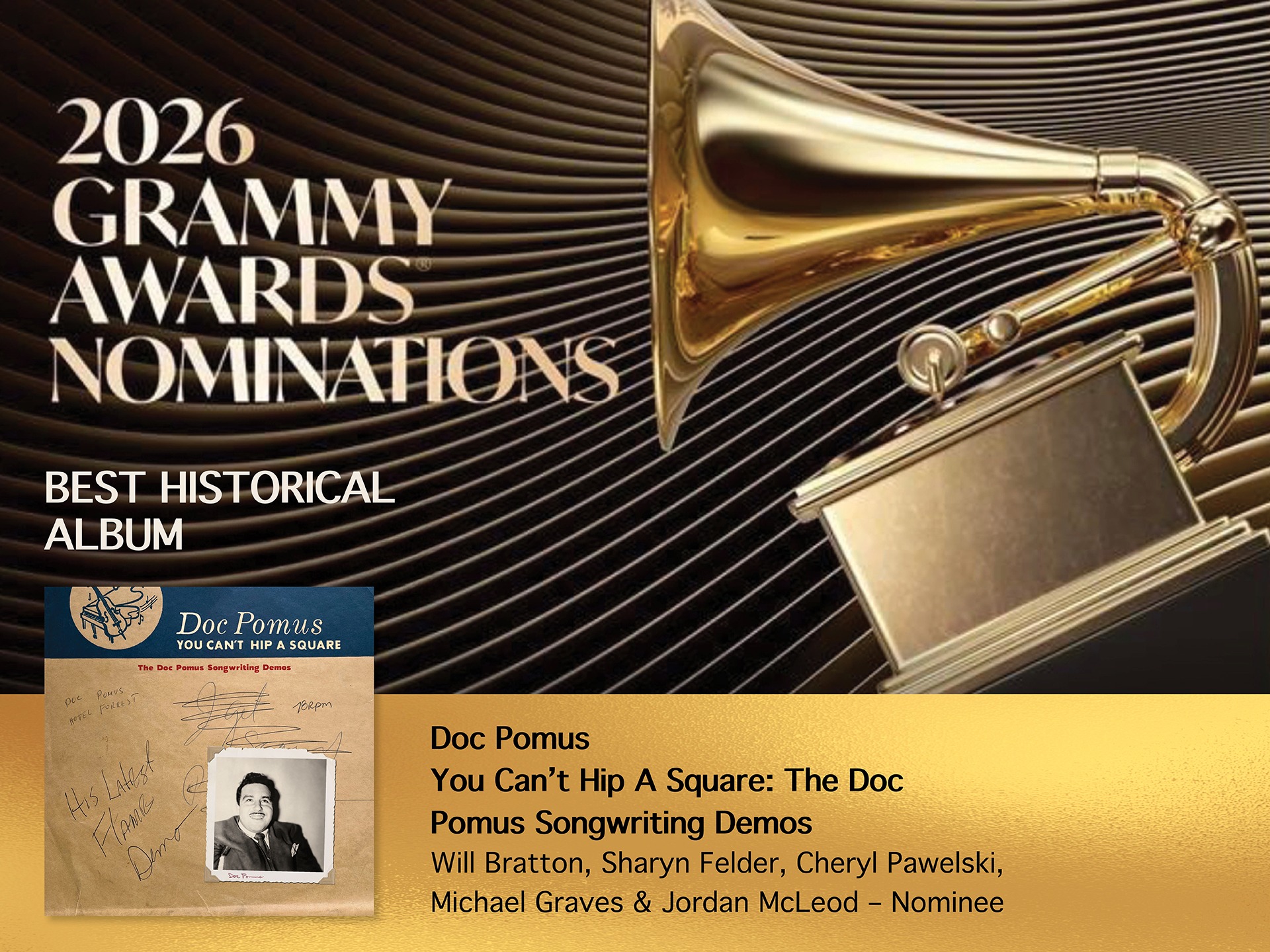 2026 Grammy Nomination – Doc Pomus