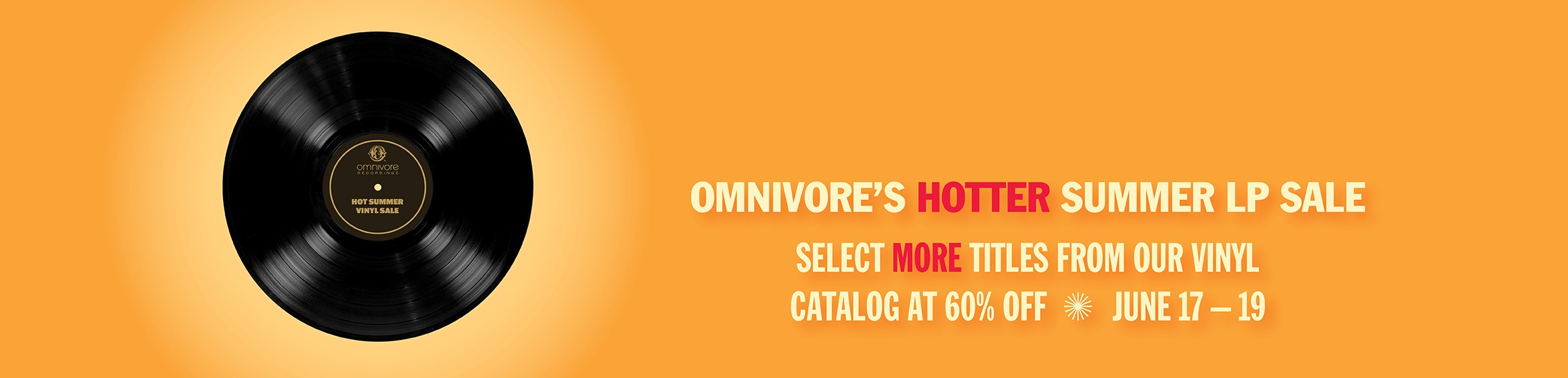 Hotter Summer LP Sale Banner